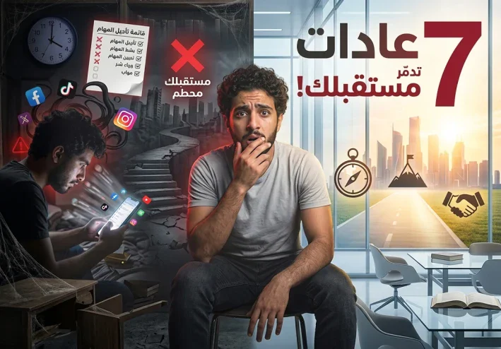 7 أشياء تفعلها كل يوم دون أن تعرف أنها تدمّر مستقبلك!