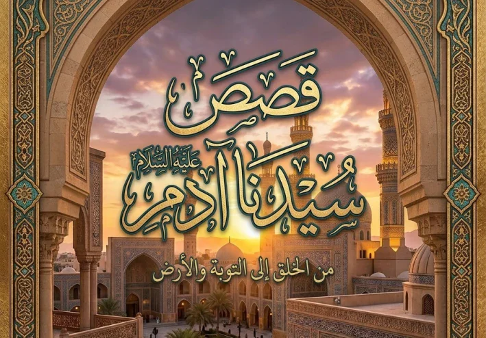 قصه سيدنا  آدم عليه السلام  - من الخلق الي التوبه والارض