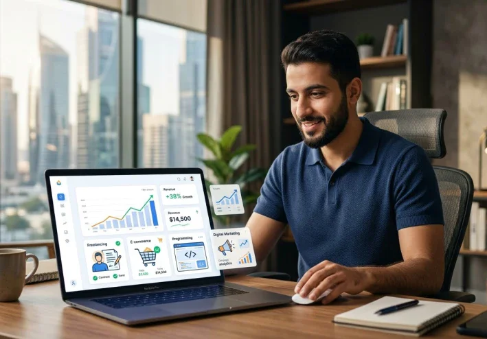 الربح من الإنترنت: كيف تبدأ بناء دخل حقيقي من العالم الرقمي؟