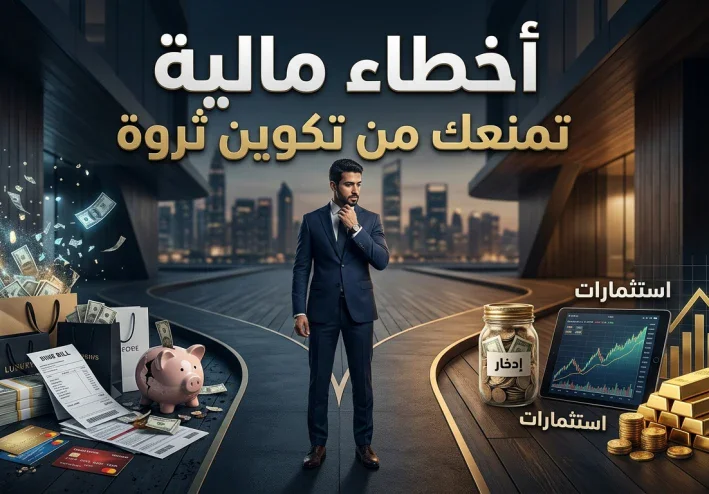 أخطاء مالية تمنعك من تكوين ثروة