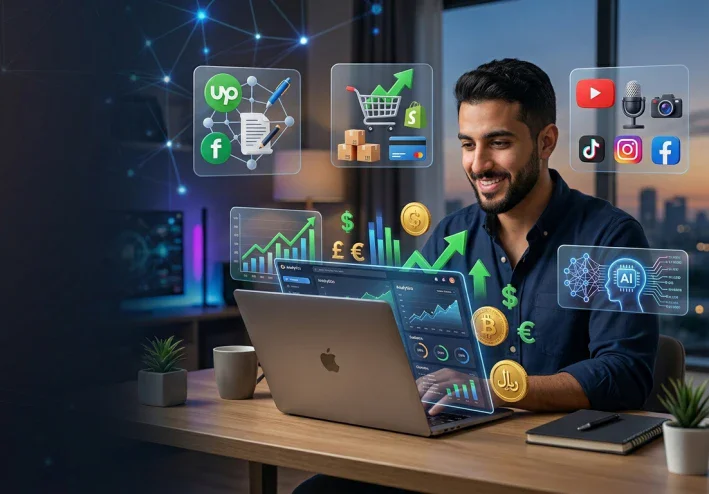 الربح عبر الإنترنت: دليلك لبناء مصدر دخل حقيقي من مهاراتك