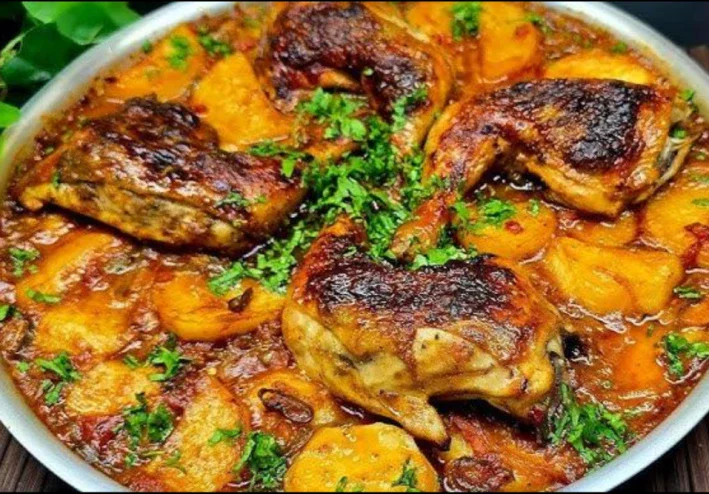 وجبه اليوم صنيه بطاطس بالفراخ