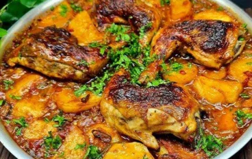 وجبه اليوم صنيه بطاطس بالفراخ