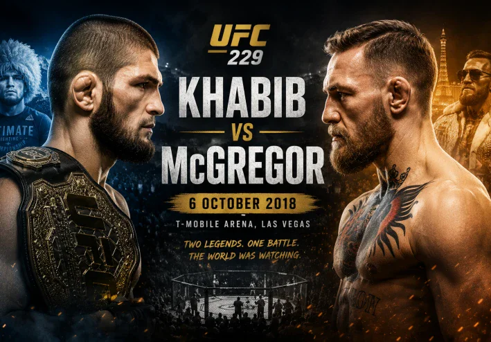 نزال حبيب ضد كونور ماكجريجور.. القصة الكاملة للعداوة وأحداث UFC 229