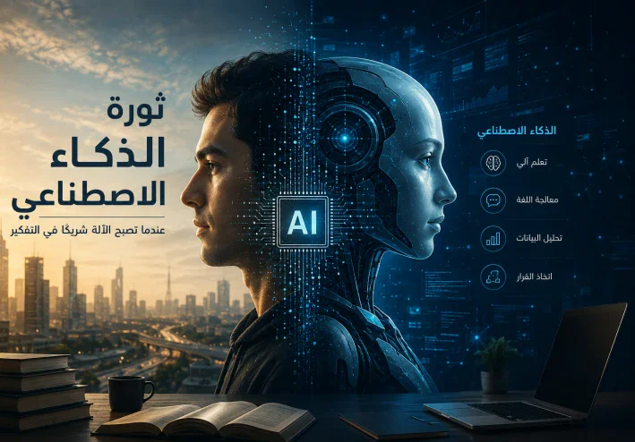 ثورة الذكاء الاصطناعي: هل أصبح الإنسان يعمل مع الآلة بدلًا من العمل وحده؟