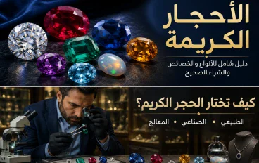 الأحجار الكريمة: أنواعها وخصائصها وكيف تشتريها بطريقة صحيحة