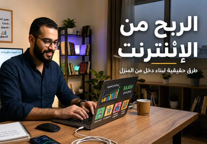 الربح من الإنترنت: أفضل الطرق لبناء دخل حقيقي من المنزل في 2026