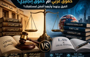 الفرق بين حقوق عربي وحقوق إنجليزي