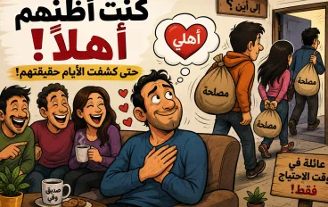 كنت أظنهم أهلًا… حتى اكتشفت أنني كنت أحتاج نظارة اجتماعية!