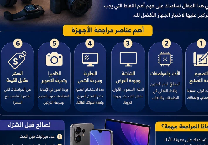 # مراجعة الأجهزة الإلكترونية قبل الشراء: منهج عملي لاختبار الأداء وتحديد القيمة الحقيقية