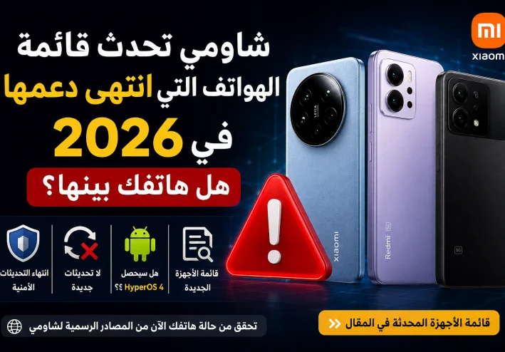شاومي تحدّث قائمة نهاية الدعم EOL.. هذه الهواتف لن تحصل على تحديثات أمنية منتظمة