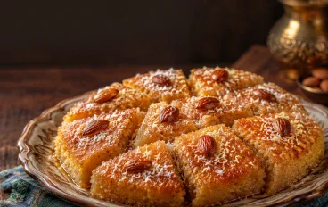 طريقة عمل البسبوسة المرملة