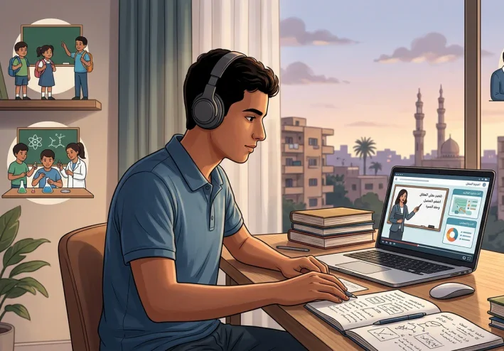 📚 **أفضل طرق اختيار مدرس أونلاين في مصر 2026 حسب المادة والمرحلة الدراسية**