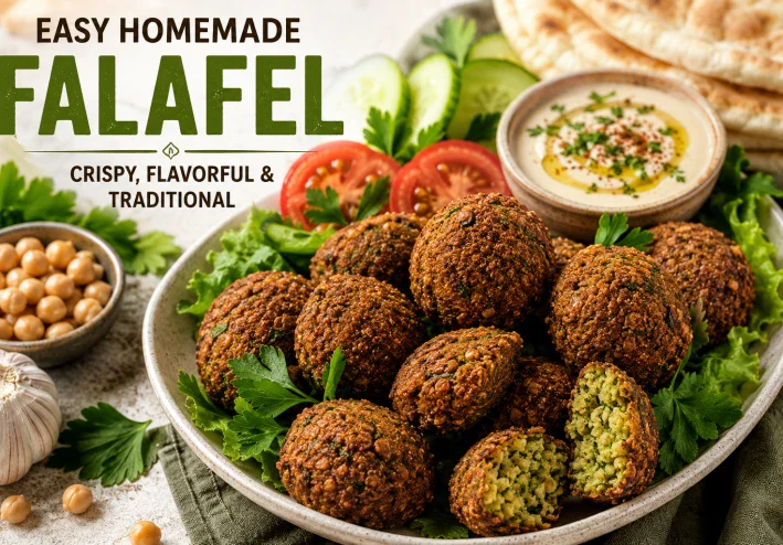Easy Homemade Falafel Recipe: Crispy, Flavorful and Traditional