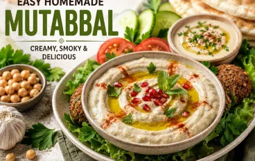 Easy Eggplant Mutabbal Recipe: Creamy, Smoky and Delicious
