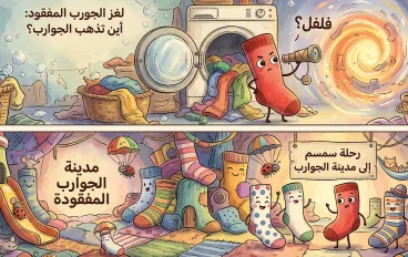  لغز الجورب المفقود: رحلة سمسم إلى العالم الخفي
