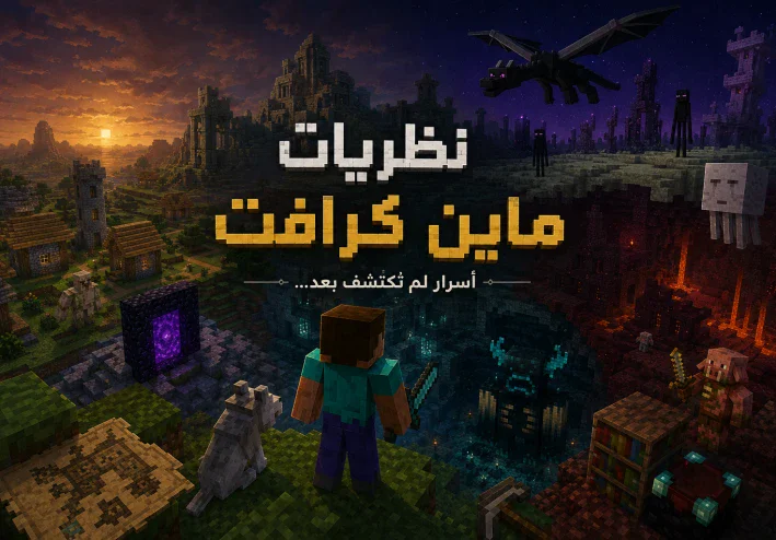 أشهر نظريات لعبة ماين كرافت