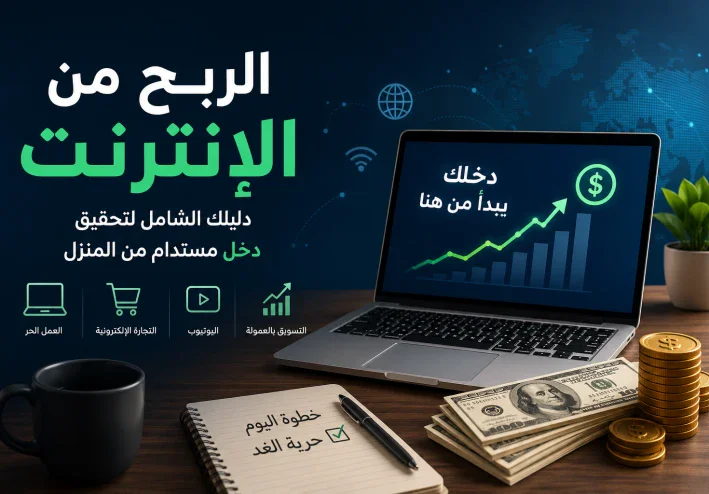 الربح من الإنترنت في 2026: أهم الطرق للمبتدئين وتحديثات YouTube الجديدة