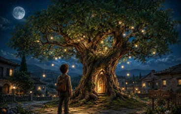 🌳✨ سر الشجرة العجوز — الجزء الأخير ✨🌳