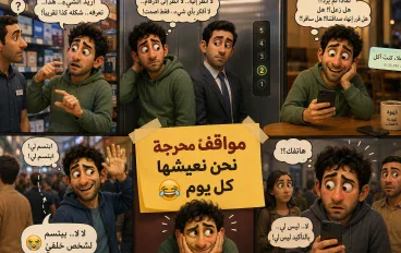 أنا والمواقف المحرجة… علاقة لا تنتهي 😂