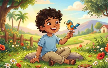 العنوان: سليم والعصفور الصغير 🐦