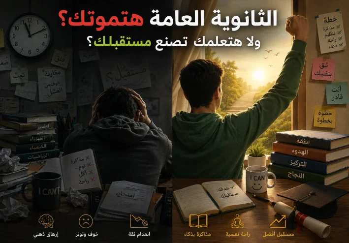 "الثانوية العامة هتموتك؟ ولا هتعلمك؟".