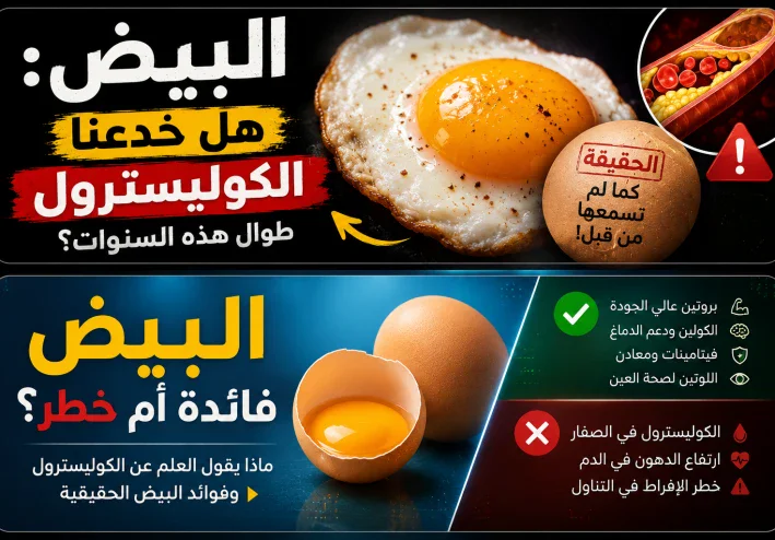 ⚠️ البيض: الحقيقة التي لم يخبرك بها أحد🔥