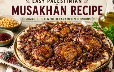 Easy Palestinian Musakhan Recipe: Sumac Chicken with Caramelized Onions
