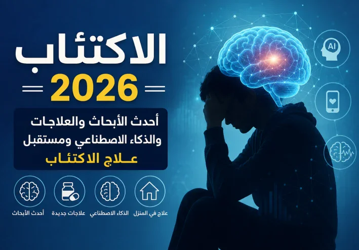 الاكتئاب في 2026: أحدث الأبحاث والعلاجات والذكاء الاصطناعي ومستقبل علاج الاكتئاب