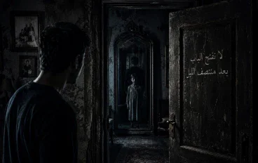 المرآة خلف الباب الأسود 👻