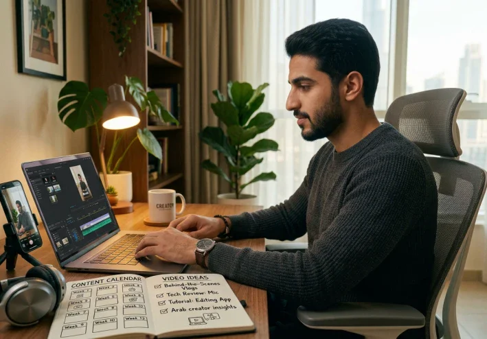 يومياتي مع صناعة فيديوهات قصيرة: كيف بدأت من الهاتف ووصلت إلى أول 10 فيديوهات؟