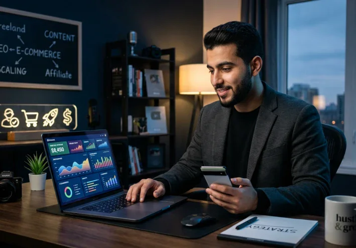 الربح من الإنترنت: كيف تبدأ من الصفر وتبني مصدر دخل حقيقي؟