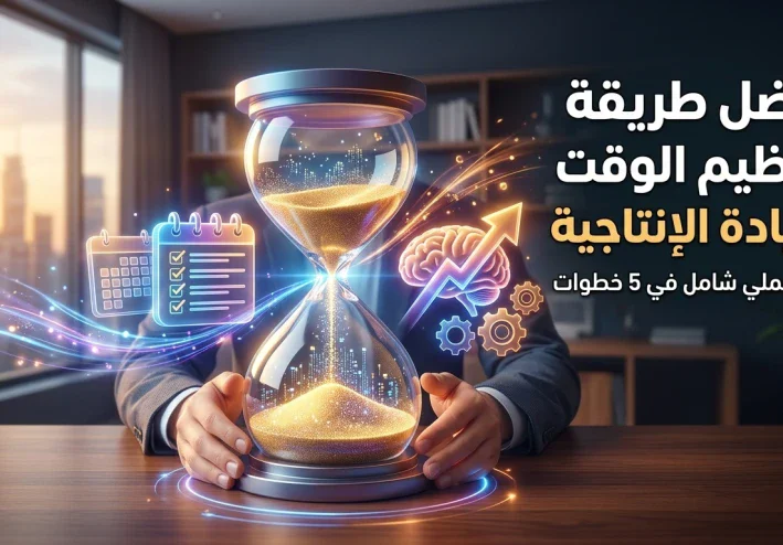 دليل عملي: أفضل طريقة لتنظيم الوقت وزيادة الإنتاجية في 5 خطوات