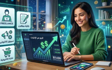 الربح من الإنترنت: طرق حقيقية لتحقيق دخل إضافي من المنزل