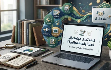 كيف تحول مهارتك إلى خدمة رقمية مطلوبة؟ خطوات عملية لبناء دخل من الإنترنت