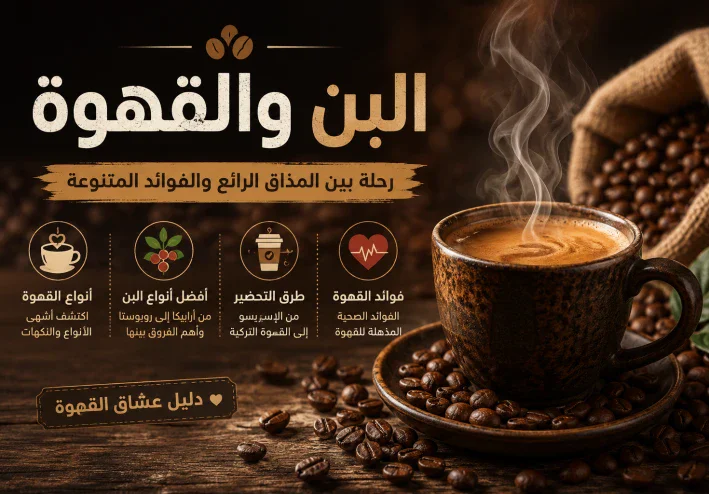 البن والقهوة: أشهر الأنواع والفوائد التي تعرفها