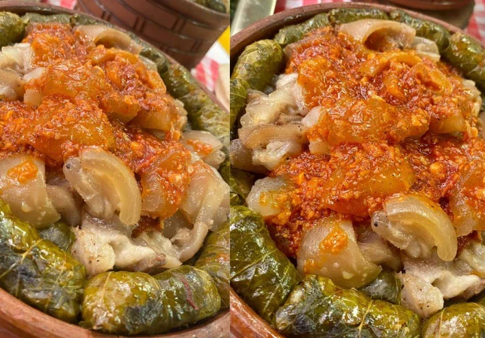 طاجن ورق العنب بالكوارع: أسرار الصنعة والمذاق الأصلي