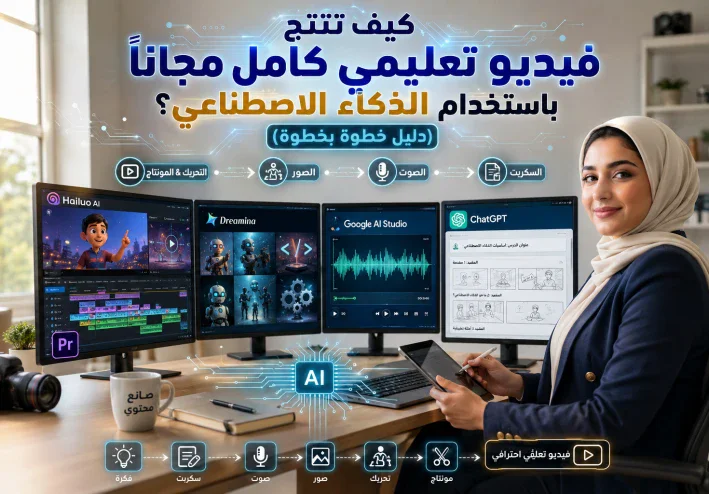 كيف تصنع فيديو تعليمياً باستخدام أدوات الذكاء الاصطناعي؟