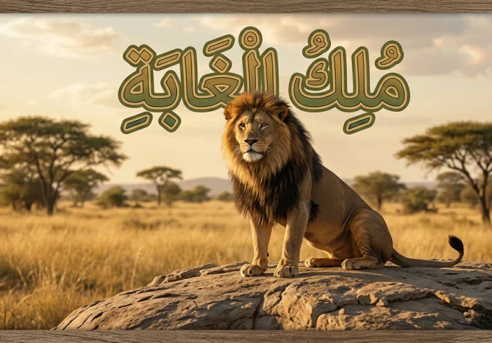 الأسد ملك الغابة