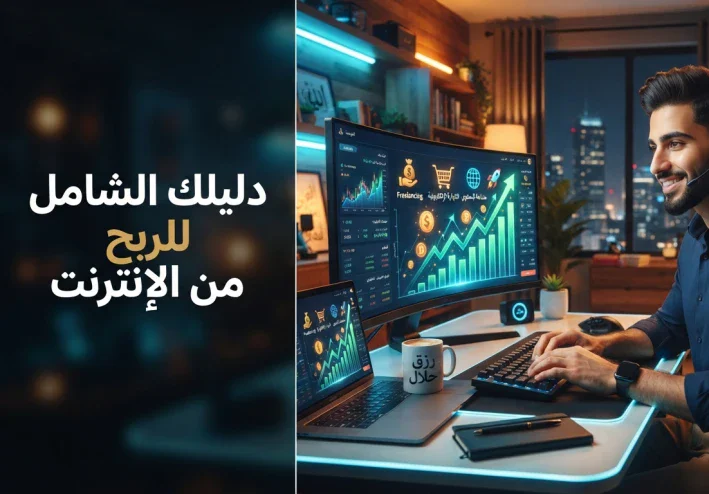 الربح من الإنترنت: أهم الطرق والفرص لبناء مصدر دخل رقمي