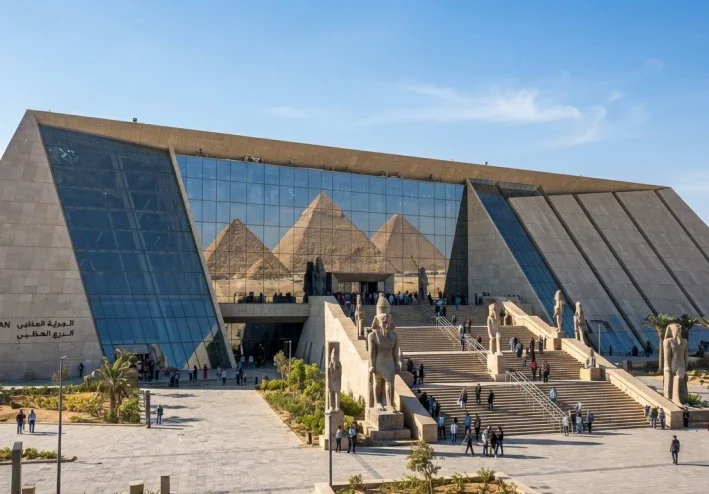 المتحف المصري الكبير صرح حضاري يخلد تاريخ مصر القديمة
