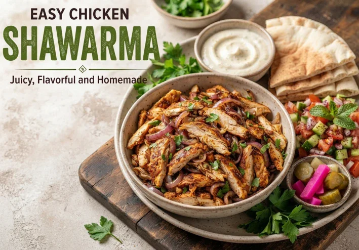Easy Chicken Shawarma Recipe: Juicy, Flavorful and Homemade
