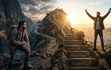 النجاح ليس طريقًا سهلًا أو مستقيمًا