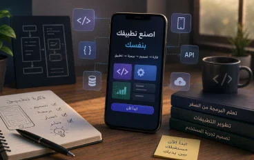 كيف تصنع تطبيقًا بنفسك من الصفر؟ دليل المبتدئين خطوة بخطوة 📱💻