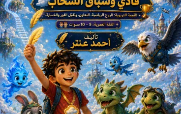 سلسلة⭐  مغامرات فادي السحرية⭐  القصة السابعة : فادي وسباق السحاب ☁️🏆