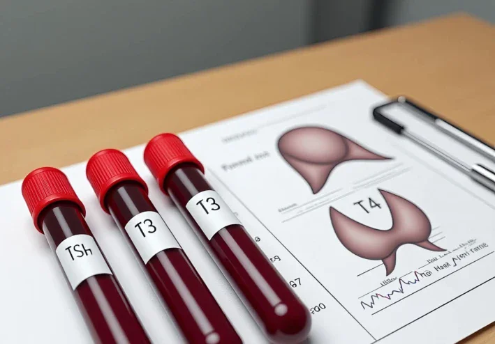 فحص الغدة الدرقية( TSH): Thyroid stimulating hormone test