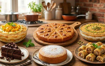 حلويات الفاخرة في البيت: 6 وصفات سهلة بالبدائل والتريكات المضبوطة