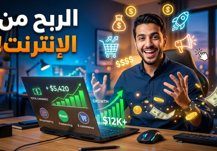 الربح من الإنترنت: كيف تبدأ من الصفر وتحقق دخلًا حقيقيًا؟