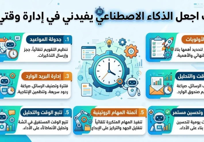 الذكاء الاصطناعي: مفتاحك لإدارة الوقت وتحقيق أهدافك