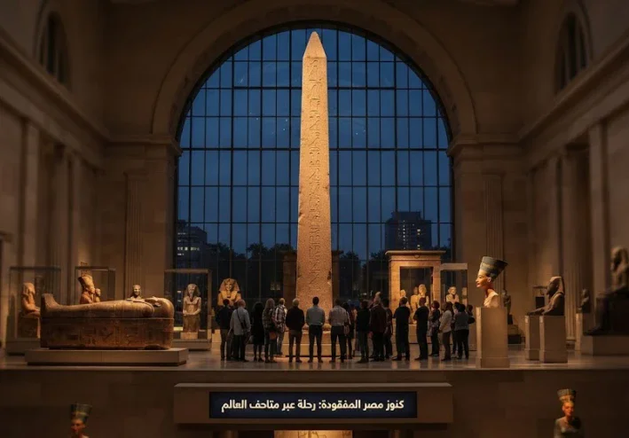 كنوز مصر المفقودة: رحلة عبر متاحف العالم
